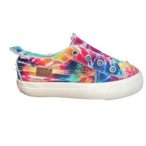 BLOWFISH | TODDLER GIRLS MALIBU KIDS TIE DYE PLAY-K SLIP ON SNEAKERS SZ 8